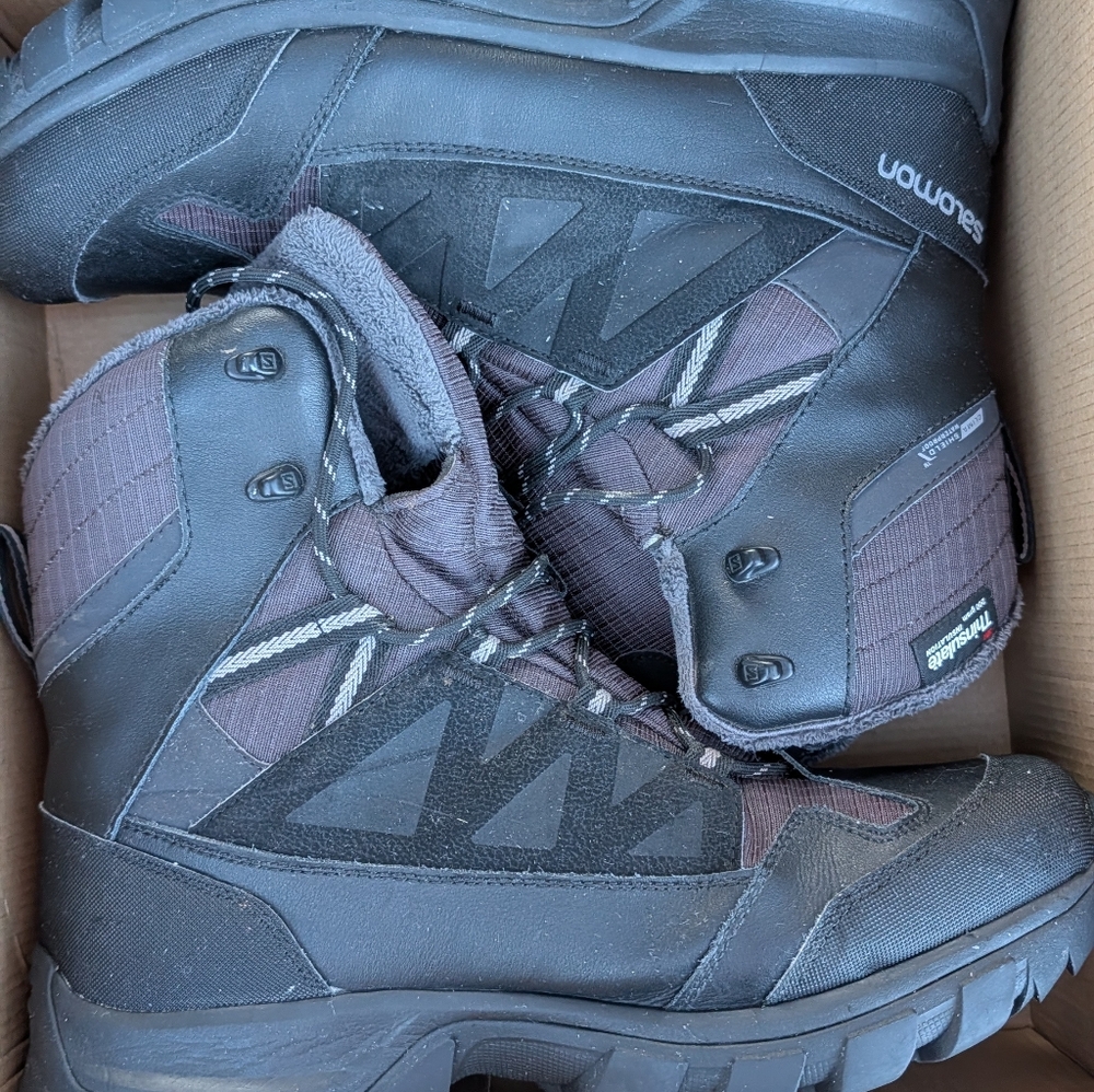 Salomon men's winter boots. US 10